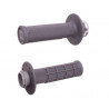 Revêtements ODI Micro-X Lock-On semi-gaufré - graphite/argent - Dr Rider