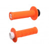 Revêtements ODI Micro-X Lock-On semi-gaufré - orange/noir - Dr Rider
