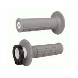 Revêtements ODI MX V2 Lock-On semi-gauffré - gris - Dr Rider
