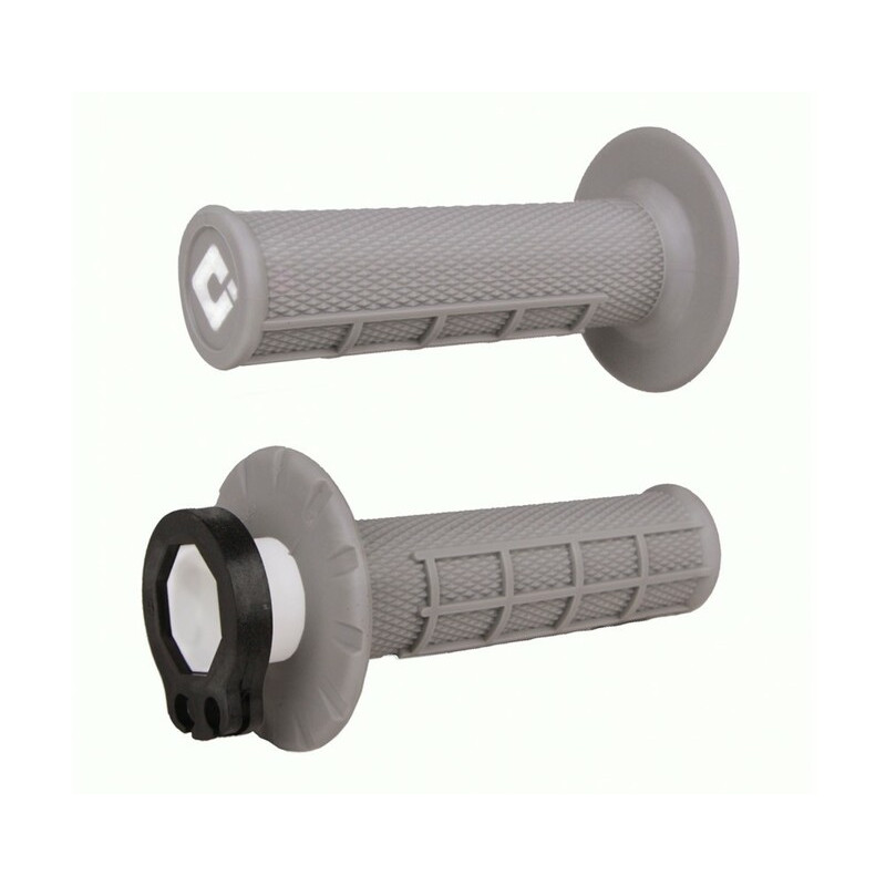Revêtements ODI MX V2 Lock-On semi-gauffré - gris - Dr Rider