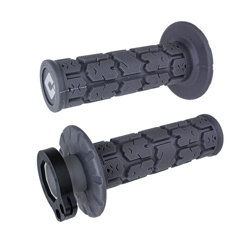 Revêtements ODI MX V2 Lock-On Rogue semi-gauffré - graphite - Dr Rider