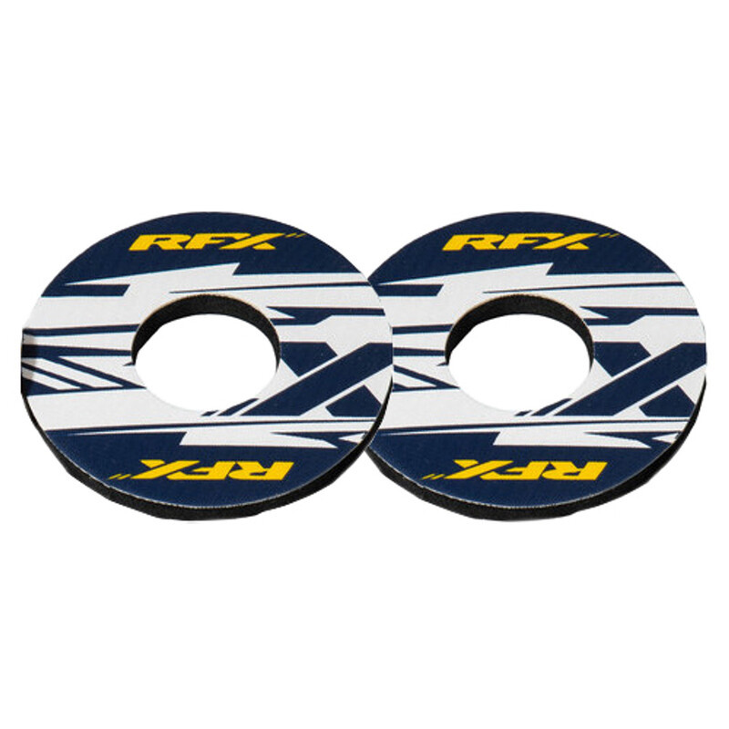 Paire de donuts de poignée RFX sport (X Bleu/Jaune) - Dr Rider