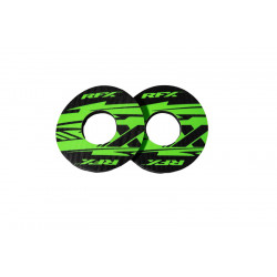 Paire de donuts de poignée RFX sport (X Vert) - Dr Rider