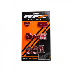 Kit d'habillage anodisé RFX Factory - rouge - Dr Rider