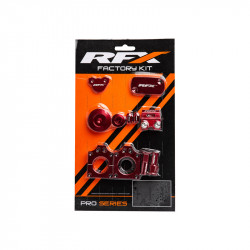 Kit d'habillage anodisé RFX Factory - rouge - Dr Rider