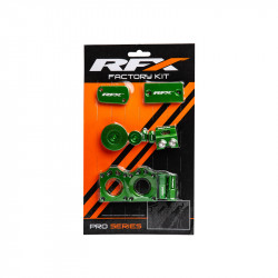 Kit d'habillage anodisé RFX Factory - vert - Dr Rider