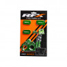 Kit d'habillage anodisé RFX Factory - vert - Dr Rider