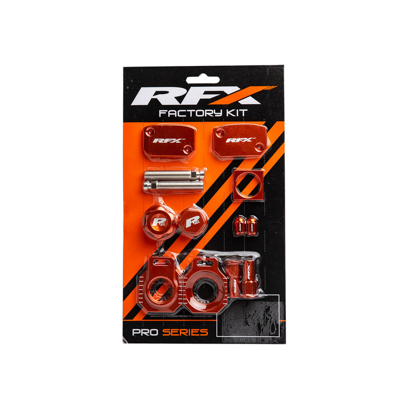 Kit d'habillage anodisé RFX Factory - Brembo - orange - Dr Rider