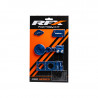 Kit d'habillage anodisé RFX Factory - bleu - Dr Rider