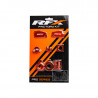 Kit d'habillage anodisé RFX Factory - orange - Dr Rider