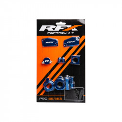 Kit d'habillage anodisé RFX Factory - bleu - Dr Rider