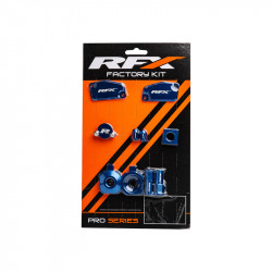 Kit d'habillage anodisé RFX Factory - bleu - Dr Rider