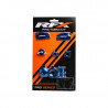 Kit d'habillage anodisé RFX Factory - bleu - Dr Rider