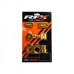 Kit d'habillage anodisé RFX Factory - jaune - Dr Rider
