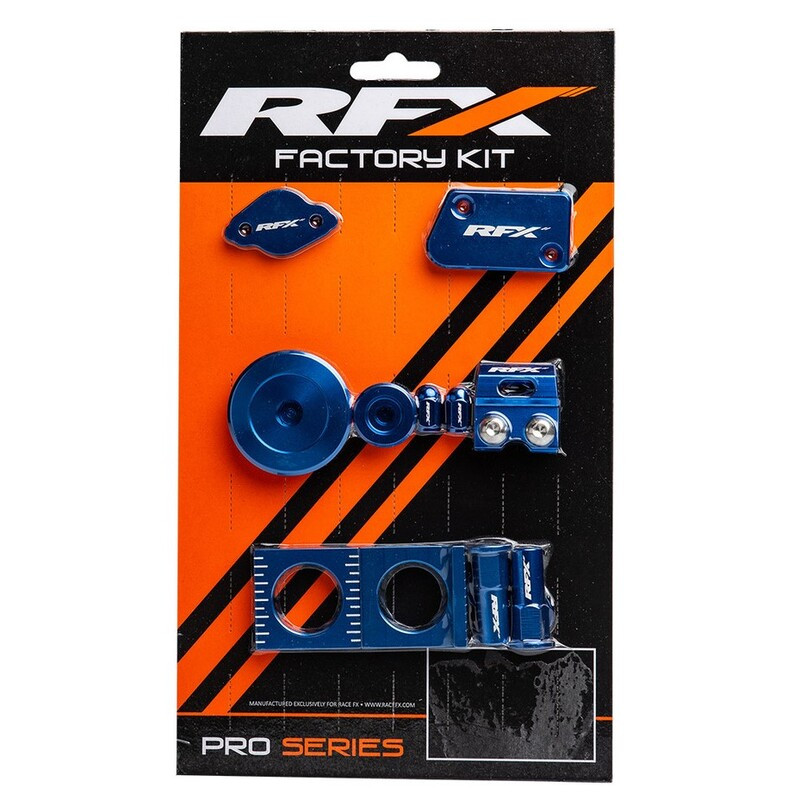 Kit d'habillage anodisé RFX Factory - Brembo - bleu - Dr Rider