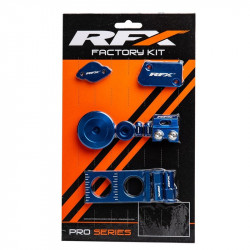 Kit d'habillage anodisé RFX Factory - bleu - Dr Rider