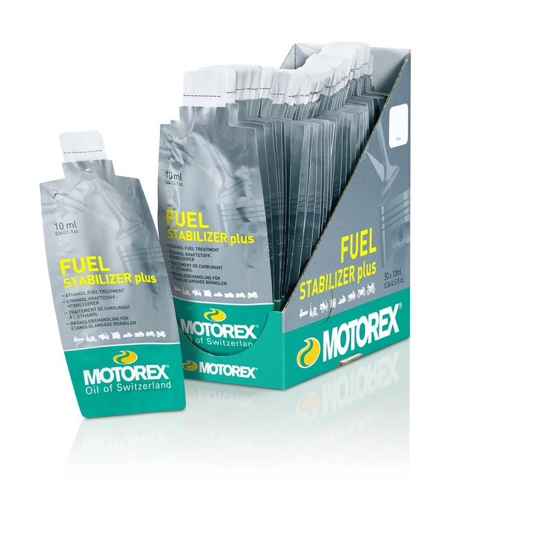 Additif carburant MOTOREX Fuel Stabilizer Plus - 10ml (x50) - Dr Rider