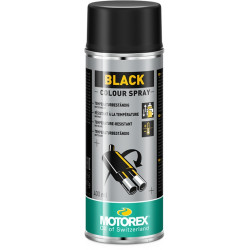 Vernis noir MOTOREX Colour Spray Black - 400ml - Dr Rider