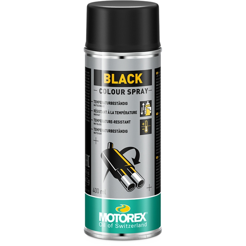 Vernis noir MOTOREX Colour Spray Black - 400ml - Dr Rider
