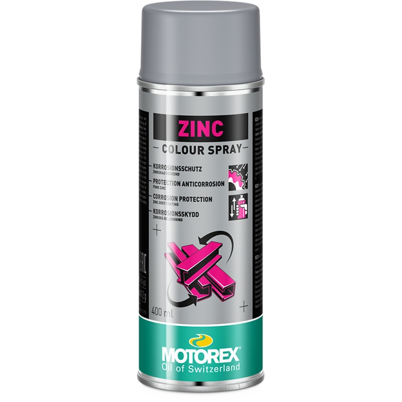 Vernis zinc MOTOREX Colour Spray Zinc - 400ml - Dr Rider