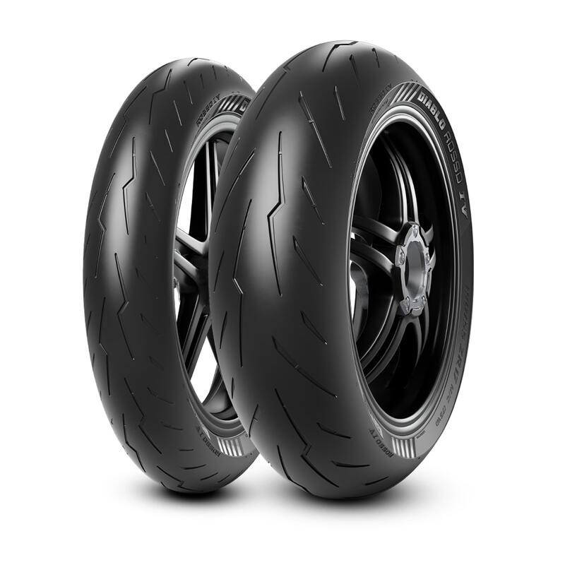 Pneu PIRELLI DIABLO ROSSO IV (F) 110/70 ZR 17 M/C 54W TL - Dr Rider