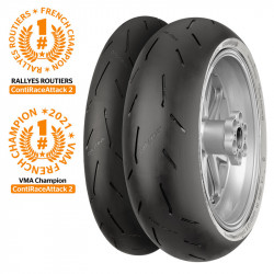 Pneu CONTINENTAL CONTIRACEATTACK 2 SOFT 120/70 ZR 17 M/C 58W TL - Dr Rider