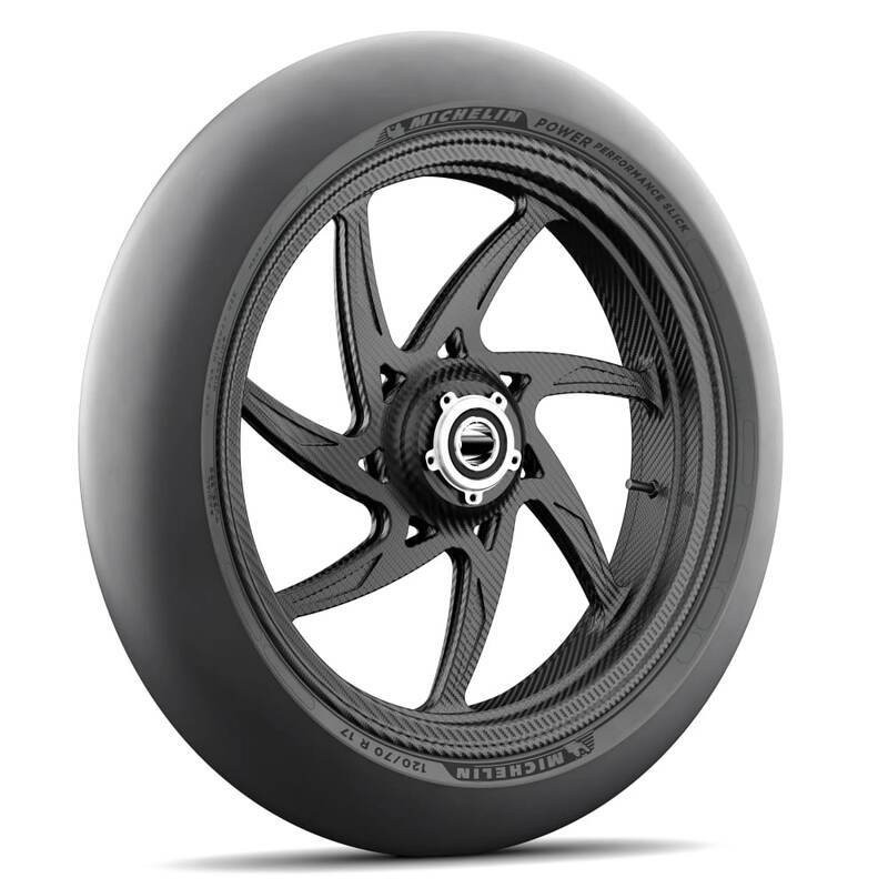 Pneu MICHELIN POWER PERFORMANCE SLICK MEDIUM 120/75 R 17 NHS TL - Dr Rider