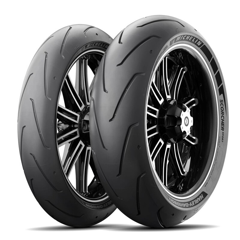 Pneu MICHELIN SCORCHER SPORT (HARLEY-D) 120/70 ZR 17 M/C (58W) TL - Dr Rider