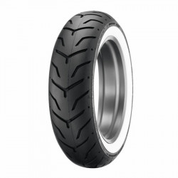 Pneu DUNLOP D407 (HARLEY-D) WWW Flancs Blancs Larges 180/65 B 16 M/C 81H TL - Dr Rider