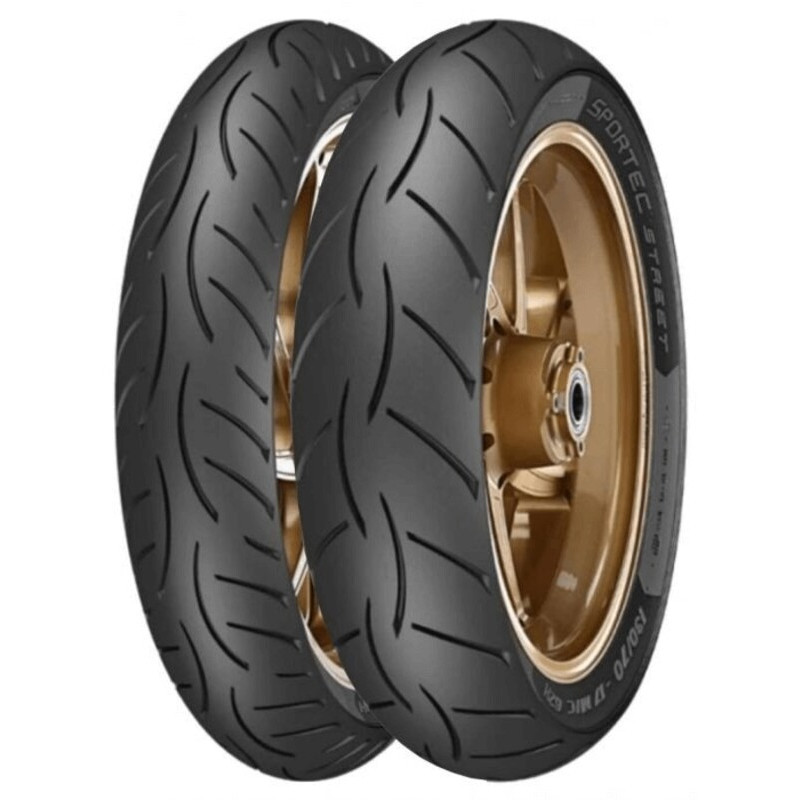 Pneu METZELER SPORTEC STREET 2 (F/R) 70/90-17 M/C 38S TL   - Dr Rider
