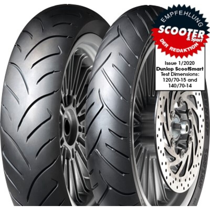 Pneu DUNLOP SCOOTSMART 90/80-16 M/C 51S TL - Dr Rider