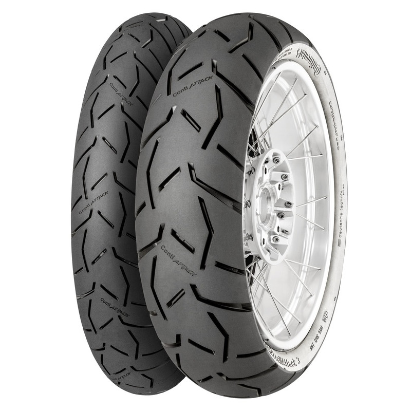 Pneu CONTINENTAL CONTITRAILATTACK 3 190/55 ZR 17 M/C (75W) TL - Dr Rider
