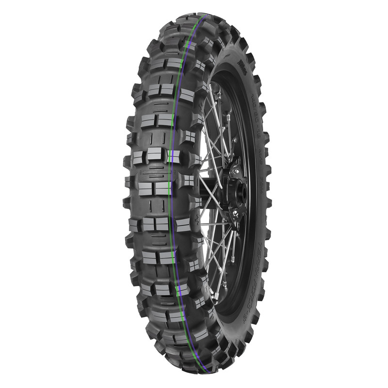 Pneu MITAS TERRA FORCE-EF 140/80-18 70R TT ULTRA LIGHT GREEN PURPLE - Dr Rider