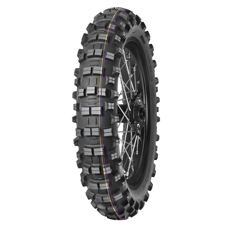 Pneu MITAS TERRA FORCE-EF 140/80-18 70R TT SUPER FAST YELLOW PURPLE - Dr Rider
