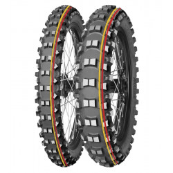 Pneu MITAS TERRA FORCE-MX SM 70/100-19 NHS 42M TT SOFT TO MEDIUM RED YELLOW - Dr Rider