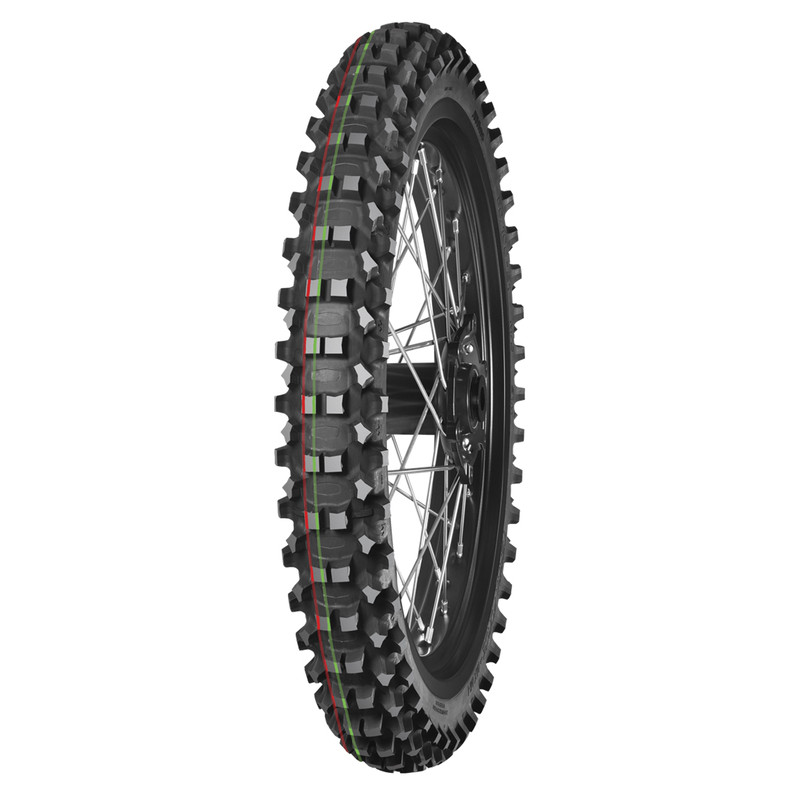 Pneu MITAS TERRA FORCE-MX MH 60/100-14 29M TT MEDIUM HARD TERRAIN RED GREEN NHS - Dr Rider