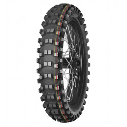 Pneu MITAS TERRA FORCE-MX SM 70/100-10 (2.50-10) 41M TT SOFT MEDIUM TERRAIN RED YELLOW NHS - Dr Rider