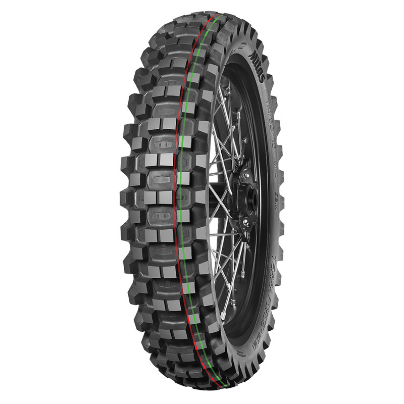 Pneu MITAS TERRA FORCE-MX MH 120/80-19 63M TT MEDIUM HARD TERRAIN RED GREEN NHS - Dr Rider