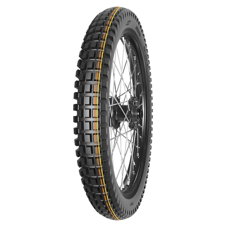 Pneu MITAS TRIAL 80/100-21 (2.75-21) 51M TL/TT SOFT ORANGE YELLOW - Dr Rider