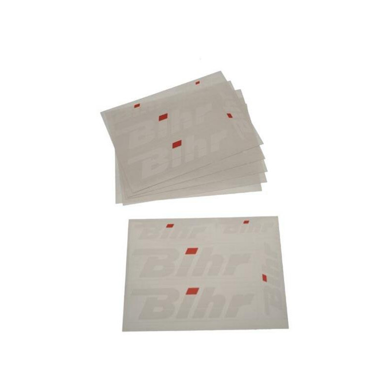 Autocollants BIHR - blanc - Dr Rider