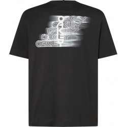 T-Shirt OAKLEY Stacked Flow - Pitch Black - Dr Rider