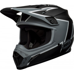 Casque BELL MX-9 Mips Twitch - Mat Noir/Gris/Blanc - Dr Rider