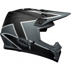 Casque BELL MX-9 Mips Twitch - Mat Noir/Gris/Blanc - Dr Rider