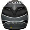 Casque BELL MX-9 Mips Twitch - Mat Noir/Gris/Blanc - Dr Rider
