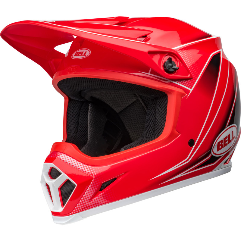 Casque BELL MX-9 Mips - Zone Gloss Red - Dr Rider