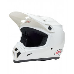 Casque BELL MX-9 Mips - Gloss Solid White - Dr Rider