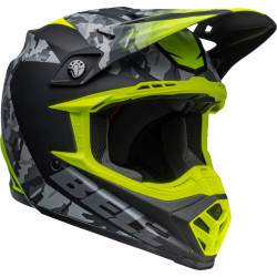 Casque BELL Moto-9 Mips - Venom Matte Black Camo/Hi-Viz Yellow - Dr Rider