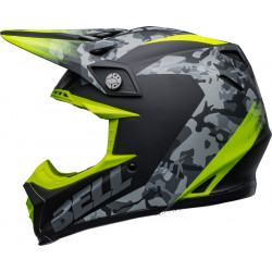 Casque BELL Moto-9 Mips - Venom Matte Black Camo/Hi-Viz Yellow - Dr Rider
