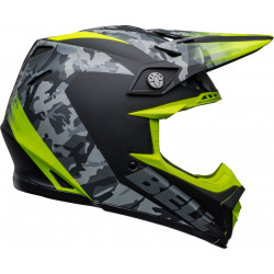 Casque BELL Moto-9 Mips - Venom Matte Black Camo/Hi-Viz Yellow - Dr Rider