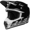 Casque BELL Moto-9 Mips - Louver Gloss Black/White - Dr Rider